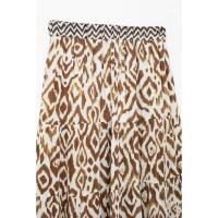 TRAFZA-Conjunto de 2 piezas para mujer, camisa de manga larga con botones decorados, falda larga plisada con cordón de cintura alta, 2024 - details 20
