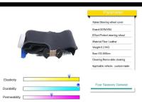Protector de Rueda Personalizado DIICOLE Adecuado para Opel Astra (K) Corsa (E) Crossland Grandland x Cuero de Volante - details 3