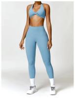 Mujeres Sexy belleza espalda gimnasio correr Push Up Yoga deportes sujetadores transpirable envuelto Yoga deportes sujetadores copa triangular ropa interior femenina - details 10