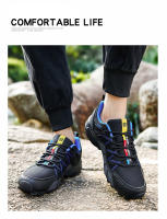 Nuevos zapatos de senderismo para hombre, zapatos de viaje de senderismo transpirables de malla, zapatos de campo traviesa para exteriores, zapatos deportivos de ciclismo de montaña - details 14