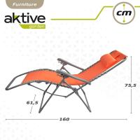 Antivuelco plegable, Peso máximo soportado 150Kg., Estable y Resistente, Reclinable con Ajuste de posición, Medidas pos. Silla 52x73x106 cm, Medidas pos. tum (61080) - details 3