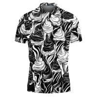 Colorido helado gráfico casual verano manga corta 3D impreso hombres mujeres camisetas sueltas Haruku solapa niños camisetas - details 6