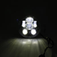 Faros LED para motocicleta y coche 5.75 pulgadas para Harley Sportster Iron 883 Dyna Triumph Street Speed Triple 5 3/4" H4 Faro Principal - details 26