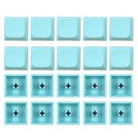 Teclas PBT en blanco para teclado mecánico, instalación de teclas de perfil 1U XDA, 20 piezas, envío directo - details 8