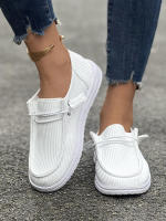 Zapatos vulcanizados informales para mujer, mocasines cómodos sin cordones para deportes al aire libre, 2024 - details 7