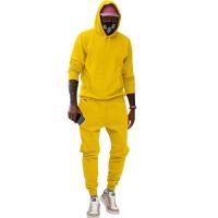 Sudadera con capucha para hombre Ropa deportiva europea y americana Casual Colores sólidos - details 18