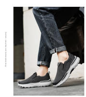 Primavera y verano nuevos mocasines de un pedal de gran tamaño zapatos casuales de manga transpirable de lona zapatos de conducción sueltos perezosos - details 4