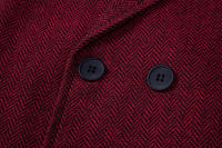 Chaleco de Doble Abotonadura para Hombres en Otoño Traje de Pana Gruesa de Heringbone - details 9