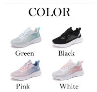 Zapatillas de deporte de malla transpirable para mujer, zapatos planos cómodos de fondo suave, zapatos deportivos casuales antideslizantes de talla grande 42 - details 4