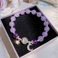 Pulsera de Cristal con Cuentas Sencillas Estilo Coreano con Flores de Pato y Plumas - details 2