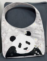De dibujos animados lindo panda gigante bolsa de mano diseño de nicho versátil bolsa de hombro de gran capacidad bolsa de compras floral respetuosa con el medio ambiente - details 9