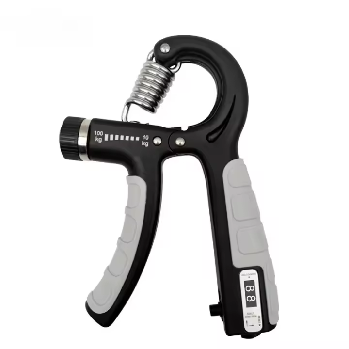 10-100kg Ajustable Mano Grip Strengthener Mano Grip Trainer Con Contador Muñeca Antebrazo Y Mano Ejercitador Para Musculación - 1