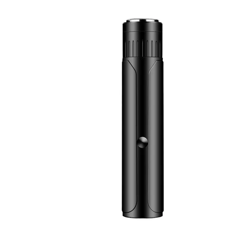 Nueva Maquinilla de Afeitar Eléctrica Portátil Pequeña, Recargable, Acero Lavable para Hombres - 1