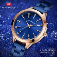 Reloj de mujer – Reloj de pulsera de cuarzo resistente al agua de acero inoxidable con detalles de cristal Reloj elegante minimalista para damas - details 0