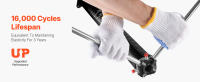 SucceBuy Muelles de torsión para puerta de garaje, 16000 ciclos, electroforesis recubiertos de negro para reemplazo, muelles para puerta de garaje - details 2