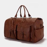 Mujer 2025 nueva comodidad de viaje bolsa de ropa de mano bolso de lona de cuero PU bolso grande de moda para Mujer - details 1