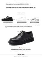 Vestido de cuero de fibra ultrafina informal para hombre de alta calidad y zapatos formales de estilo de oficina de negocios suaves y cómodos Oxford - details 3