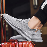 Otoño Versátil Extra Grande 45 Flyknit Deportes y Ocio 46 Zapatos de Moda de Malla Transpirable para Hombre 47 Negro - details 5