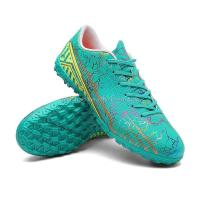 Tacos de fútbol descalzos de cuero genuino, plantilla de TPU de malla superior personalizable, tallas estadounidenses al por mayor para invierno y primavera, nuevo diseño 2024 - details 6