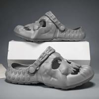 Nuevas Zapatillas de Plataforma con Cabeza de Calavera para Hombre Calzado de Ocio para Jardín - details 4