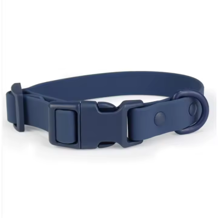 Nuevo Collar de Perro de PVC Macaron Resistente al Agua, Resistente a la Suciedad, Fácil de Limpiar - 1