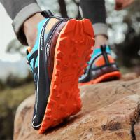 Zapatos de senderismo para hombre y mujer, calzado deportivo de cuero - details 13