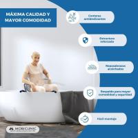 Silla de Baño Giratoria Lago Resistente al Agua, Anatómica, Para Personas Mayores con Discapacidad o Reducción de Movilidad - details 5