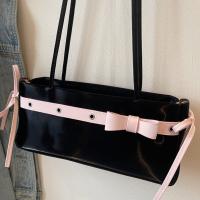 Bolso portátil con forma de palo francés, cinta con lazo Y2K, bolso de hombro con lazo, estilo francés coreano, bolso para axilas, trabajo - details 2