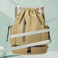 Bolsa deportiva ligera con cordón, impermeable, de gran capacidad, para Fitness, con correas ajustables de separación en seco y húmedo - details 14