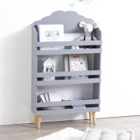 Createur d'Interieur Biblioteca 3 Estantes de Madera, Motivo Nube, Color Blanco - details 8