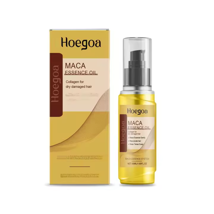 Aceite para el cuidado del cabello con extracto de plantas que nutre el cuero cabelludo, suaviza, brilla y suaviza. - 1