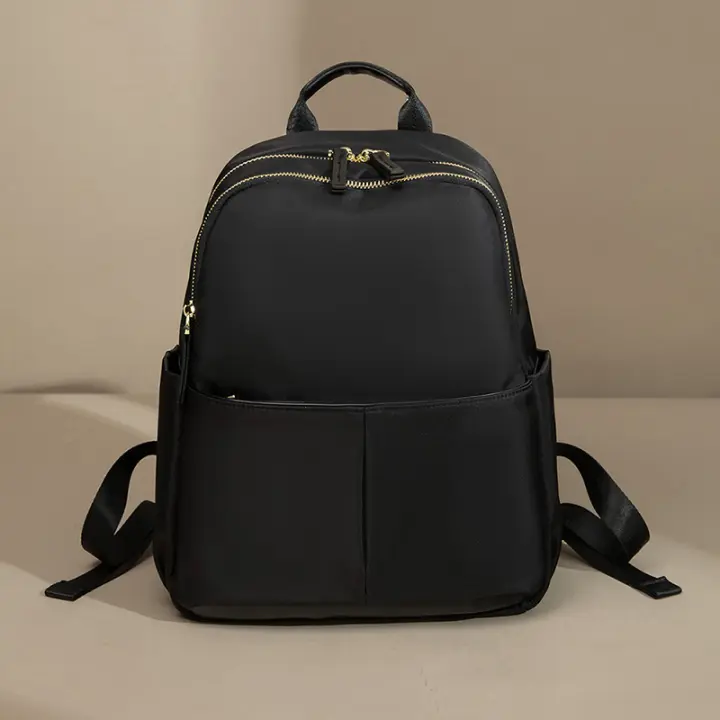 Mochilas de moda para mujer, estilo informal, ligeras, para niña, simplicidad, color sólido, portátil, cabina, bolsa de viaje, impermeable, uso diario al aire libre, bolsos femeninos - 1