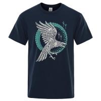 Camiseta de Manga Corta para Hombre, Ropa Informal con Estampado de Leyenda Vikinga Ragnar, Marca, Estilo Hiphop, Verano 2022 - details 7
