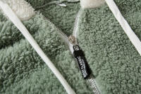 Chaqueta de lana cálida y holgada para mujer, talla grande, nueva, con capucha - details 22