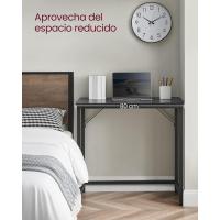 Mesa de Trabajo Pequeña Industrial Ideal para Teletrabajo, Estudio, Dormitorio 60 x 135 x 76cm - details 17