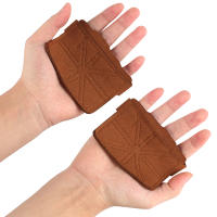 Guantes de cuero para entrenamiento de levantamiento de pesas, protección de Palma, empuñaduras de gimnasia, deportes de Fitness, levantamiento de pesas - details 9