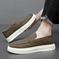 Zapatos de Cuero Casuales para Hombres Hechos a Mano Mocasines y Náuticos con Estilo al Aire Libre - details 4