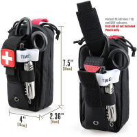 Bolsa Táctica de Molleta MOLLE Kit de Supervivencia Multifuncional Impermeable y Compacto para Emergencias, Camping, Senderismo y Tiro - details 2
