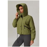 Chaqueta con capucha para mujer Chaqueta de invierno cálida con dobladillo con cordón Chaqueta de invierno impermeable y aislante - details 9