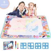 80x60CM Kids Coloring Doodle Magic Water Drawing Mat with Reusable Magic Pens Montessori Painting Board Educational Toys Gifts - details 8