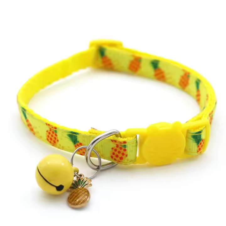 Productos para mascotas Collar ajustable para mascotas con campana Collar para mascotas Correa para el cuello para mascotas colorida y linda Perros pequeños - 1