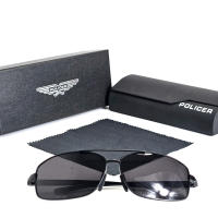 2025 POLICER Gafas de Sol Pilot para Hombre UV400 Polarizadas, Regalo Familiar para Viajes y Piscina, Diseño Retro Italiano - details 6