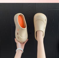 Nuevas zapatillas de verano para hombre y Chef de una palabra de Color sólido, zapatos quirúrgicos Nu para mujer, zuecos - details 21