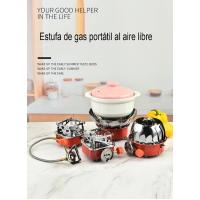 Estufa de Camping Ultraligera de Acero Inoxidable Resistente al Viento, Fácil de Llevar, Adecuada para Exteriores, Equipo de Cocina para Turismo y Senderismo - details 0