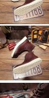Botas de hombre de alta gama de cuero zapatos de hombre de piel de vaca de capa superior - details 9