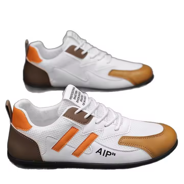 Zapatos Casuales para Hombres Suela Suave, Personalizable, Transpirable, Estilo Forrest Gump Blancos Pequeños - 1