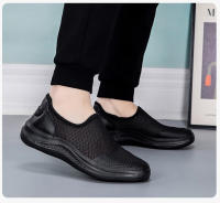 Zapatos deportivos informales transpirables de verano para hombre, finos y ligeros, de un solo pie, zapatos de malla para hombre - details 29