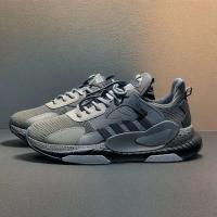 Zapatos de mujer con suela blanda deportiva para parejas estilo baloncesto con bloques de color, informales transpirables en primavera e invierno - details 1