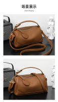 Bolso bandolera de piel suave de gran capacidad para mujer, bolso de viaje tipo almohada, bolso de hombro portátil para mujer - details 17