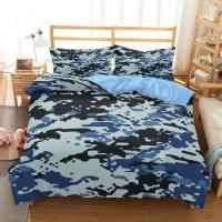 Juego de Ropa de Cama de Camuflaje 3D Cubierta de Edredón Suave con Funda de Almohada para Niño, Niña, Adulto Textil para el Hogar Cool - details 13
